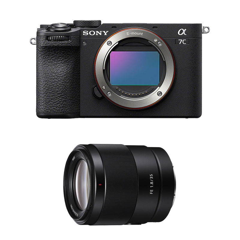 SONY Hybride ALPHA 7C II NOIR + Objectif FE 35mm f/1.8 Garanti 3 ans