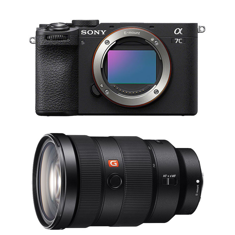 SONY Hybride ALPHA 7C II NOIR + Objectif FE 24-70 f/2.8 GM Garanti 3 ans