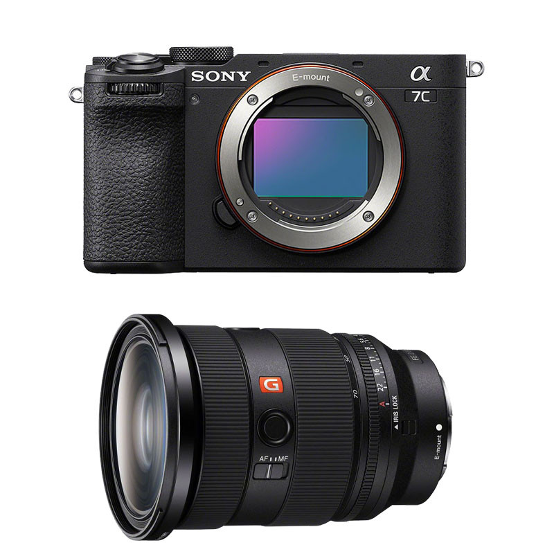 SONY Hybride ALPHA 7C II NOIR + Objectif FE 24-70 f/2.8 GM II Garanti 3 ans
