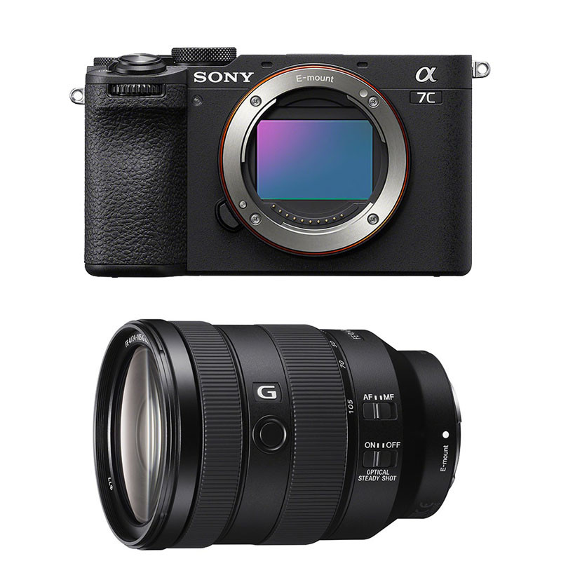 SONY Hybride ALPHA 7C II NOIR + Objectif FE 24-105 f/4 G Garanti 3 ans
