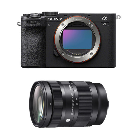 SONY Hybride ALPHA 7C II NOIR + Objectif SIGMA 28-70mm f/2.8 DG DN Contemporary Garanti 3 ans