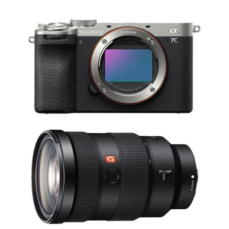 SONY Hybride ALPHA 7C II SILVER + Objectif FE 24-70 f/2.8 GM Garanti 3 ans