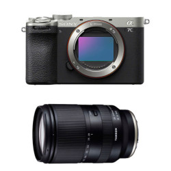 SONY Hybride ALPHA 7C II SILVER + Objectif TAMRON 28-200 f/2.8-5.6 SONY Hybride FE Garanti 3 ans