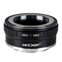 K&F Bague d'adaptation M42 compatible avec NEX SONY E Cooper monture