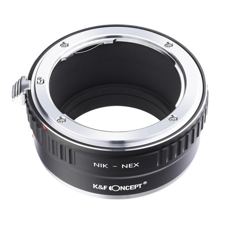 K&F Bague d'adaptation Nikon compatible avec NEX SONY E Cooper monture