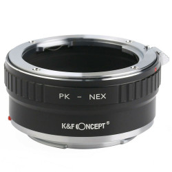 K&F Bague d'adaptation Pentax K compatible avec NEX SONY E Cooper monture