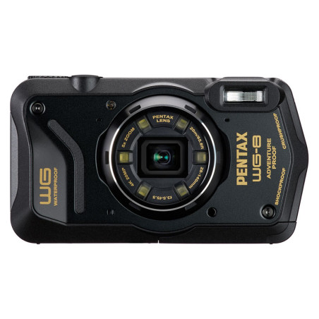 PENTAX Compact étanche WG-8 Noir Garanti 2 ans