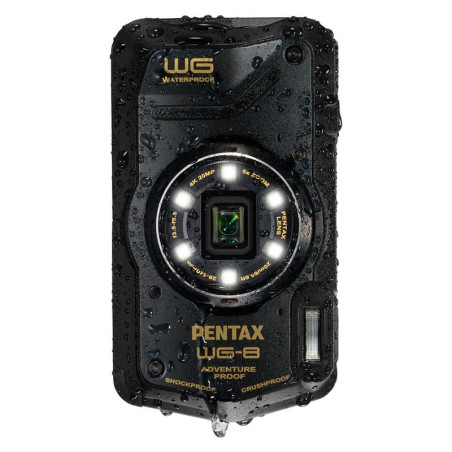 PENTAX Compact étanche WG-8 Noir Garanti 2 ans