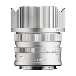 SIGMA Objectif 24mm f/3.5 DG Contemporary Silver compatible avec monture L Garanti 3 ans