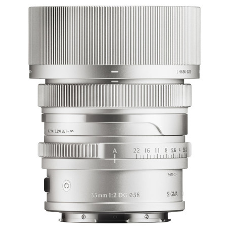 SIGMA Objectif 35mm f/2 DG Contemporary silver compatible avec Monture L Garanti 3 ans