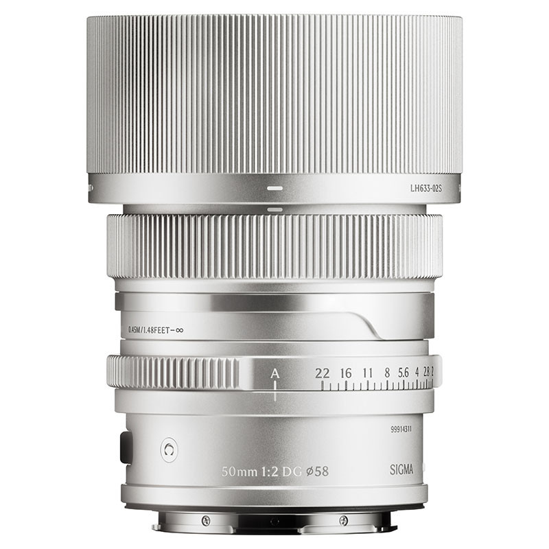 SIGMA Objectif 50mm f/2 DG Contemporary silver Compatible avec Monture L Garanti 3 ans