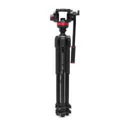 MANFROTTO Trépied vidéo en aluminium avec rotule fluide à base plate type 502 - MVK502055XPRO3V