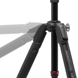 MANFROTTO Trépied vidéo en aluminium avec rotule fluide à base plate type 502 - MVK502055XPRO3V