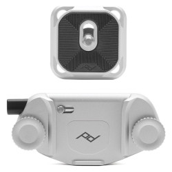 PEAK DESIGN Capture clip V3 Silver avec plateau standard - CPS3