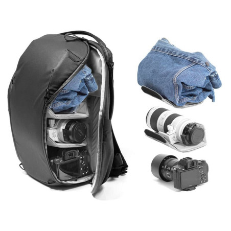 PEAK DESIGN Everyday backpack 20L zip v3 - black BEDBZ-20-BK-3