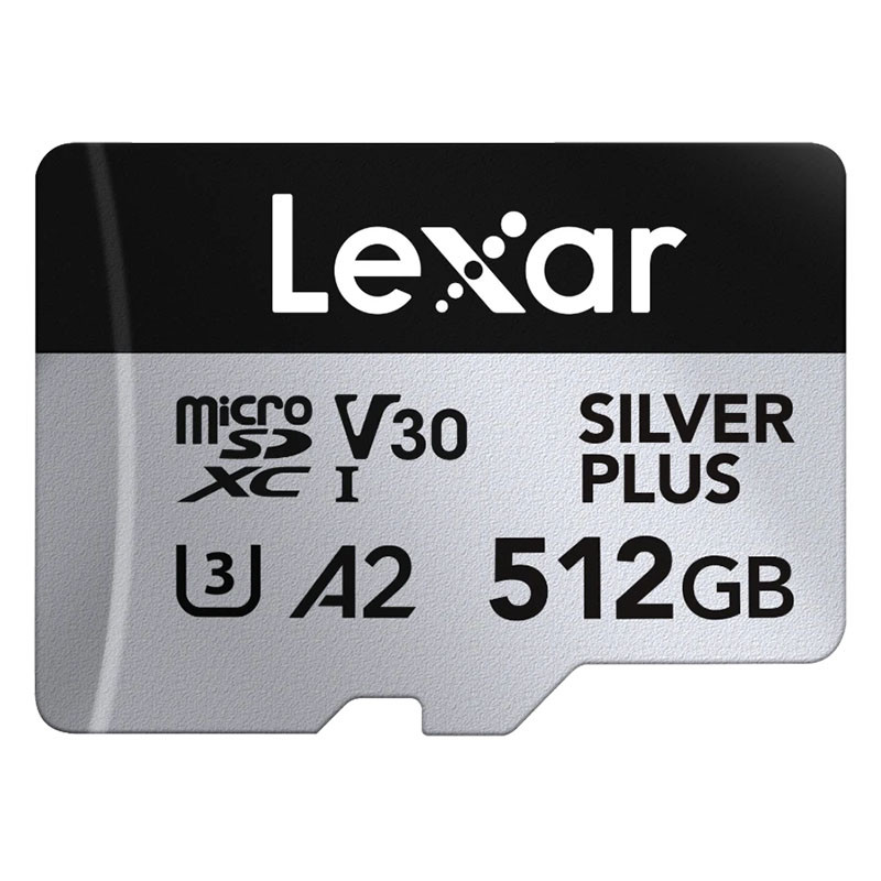LEXAR Carte microSDXC Silver Plus UHS-1 512Go R205/W150 V30