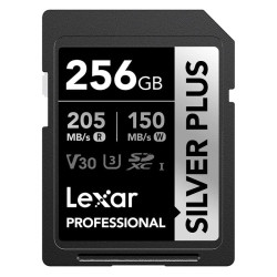 LEXAR Carte SD Silver Plus UHS-1 256Go V30 R205/W150