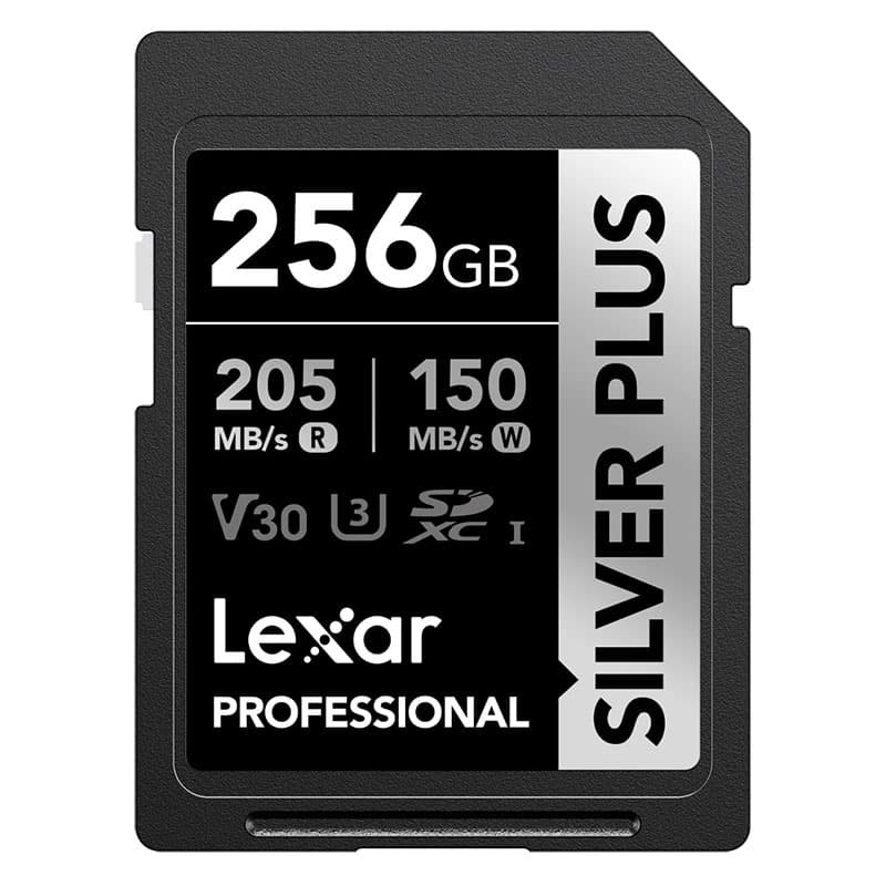 LEXAR Carte SD Silver Plus UHS-1 256Go V30 R205/W150