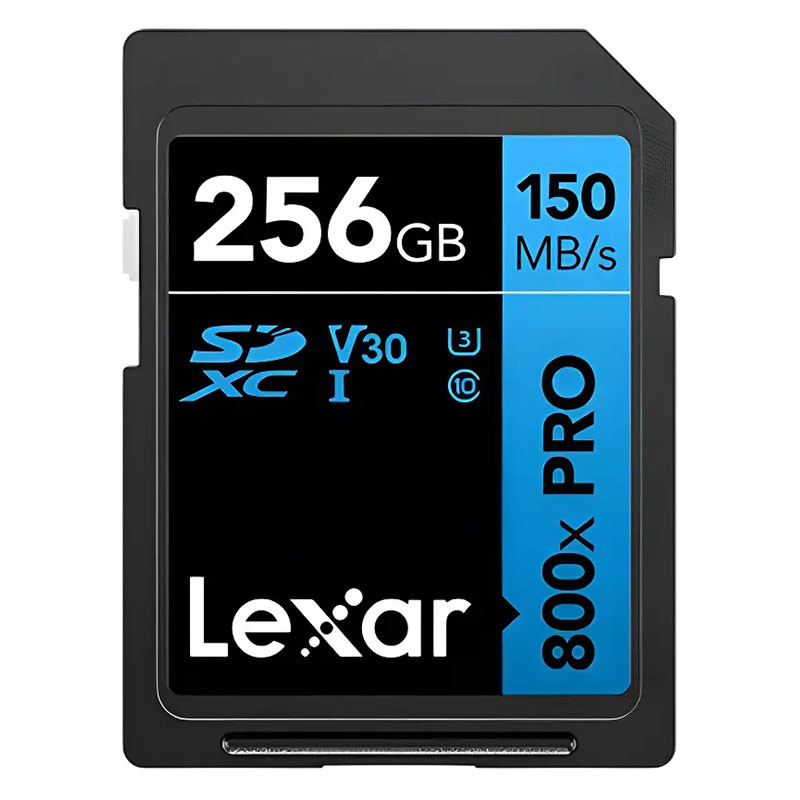 LEXAR Carte SDXC 800x PRO Blue Series 256Go UHS-1 V30 - Read 150
