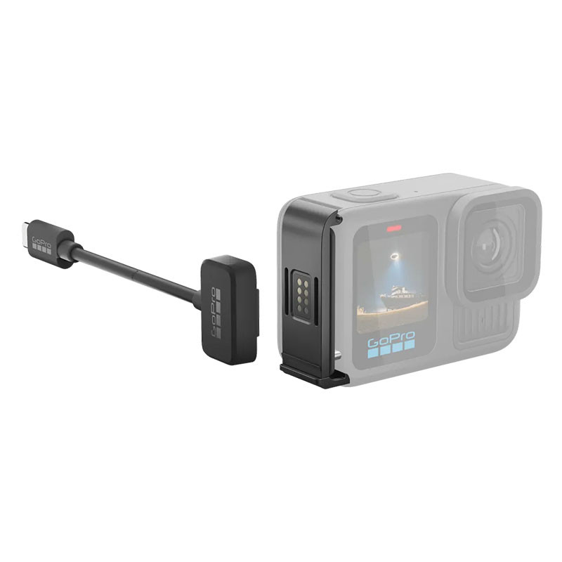 GOPRO Kit porte et câble d’alimentation magnétiques Contacto pour HERO13 Black. HERO12 Black. HERO11 Black. HERO10 Black