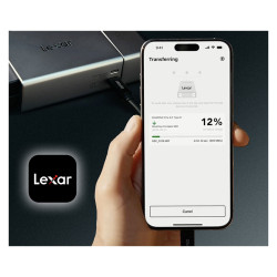 LEXAR Workflow Go Portable Back-up housing with 2 Module bay (Workflow readers/SSD)