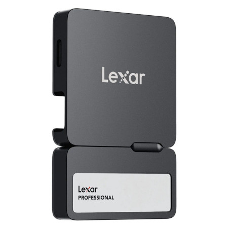 LEXAR Disque dur Portable Go SSD SL400 1To Hub noir inclu
