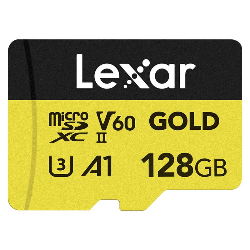 LEXAR Carte microSDXC Gold Series UHS-II 128Go V60