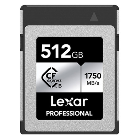 LEXAR Carte CFexpress PRO Type B Silver series 512Go R1750/W1300