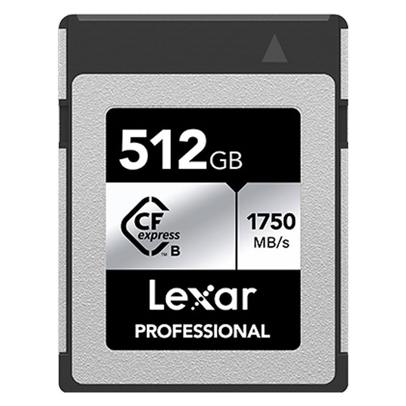 LEXAR Carte CFexpress PRO Type B Silver series 512Go R1750/W1300