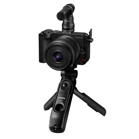 CANON EOS R50 V Noir+ RF-S 14-30mm F4-6.3 IS STM PZ Garanti 3 ans + Tripod HG-100TBR + Micro DM-E100 + Carte SD 128GO