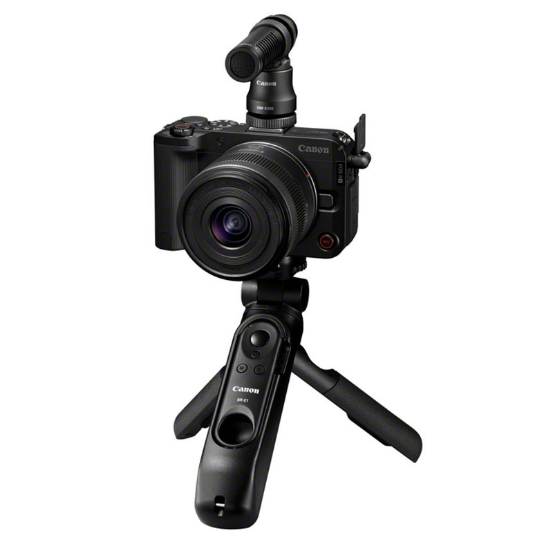 CANON EOS R50 V Noir+ RF-S 14-30mm F4-6.3 IS STM PZ Garanti 3 ans + Tripod HG-100TBR + Micro DM-E100 + Carte SD 128GO