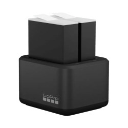 GOPRO Chargeur de batterie double + Enduro pour HERO12 Black. HERO11 Black. HERO10 Black. HERO9 Black