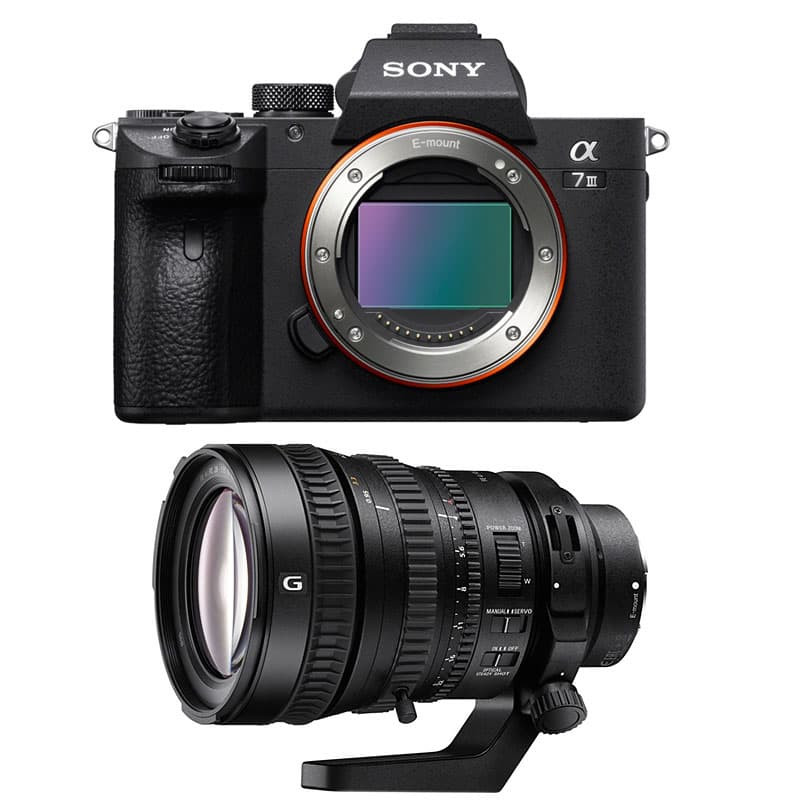 SONY Hybride ALPHA 7 III + Objectif SEL FE PZ 28-135mm f/4 G OSS Garanti 3 ans
