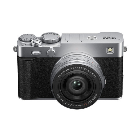 FUJIFILM X-E5 Silver + XF 23mm f/2.8 R WR Garanti 3 ans