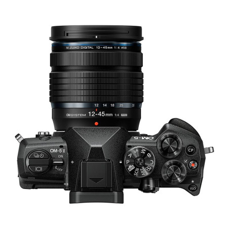OM SYSTEM OM-5 II Noir + ED 12-45 f/4 PRO Garanti 3 ans