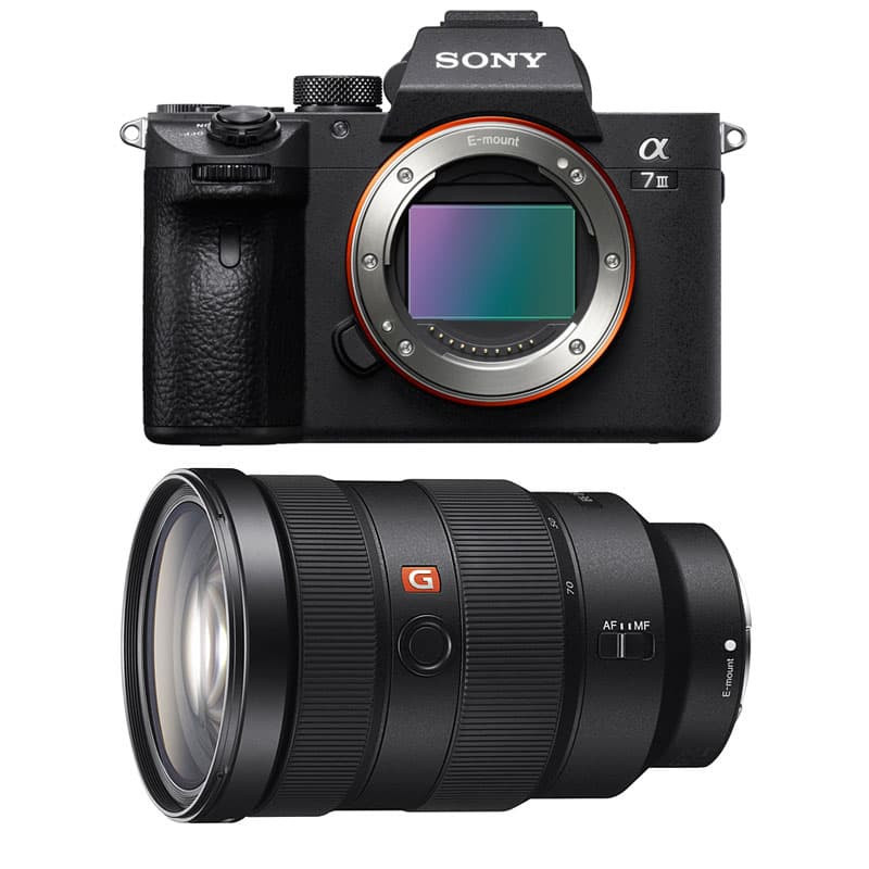 SONY Hybride ALPHA 7 III + Objectif SEL FE 24-70mm f/2.8 GM Garanti 3 ans