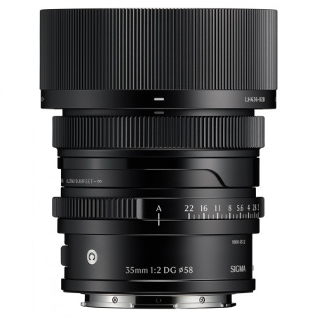 SIGMA Objectif 35mm f/2 DG Noir Contemporary compatible avec Monture L Garanti 3 ans