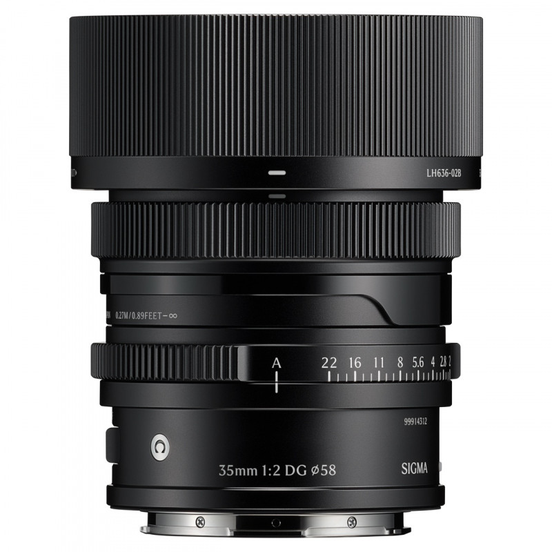 SIGMA Objectif 35mm f/2 DG Noir Contemporary compatible avec Monture L Garanti 3 ans