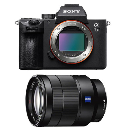 SONY Hybride ALPHA 7 III + Objectif SEL FE 24-70mm f/4 ZA OSS Garanti 3 ans