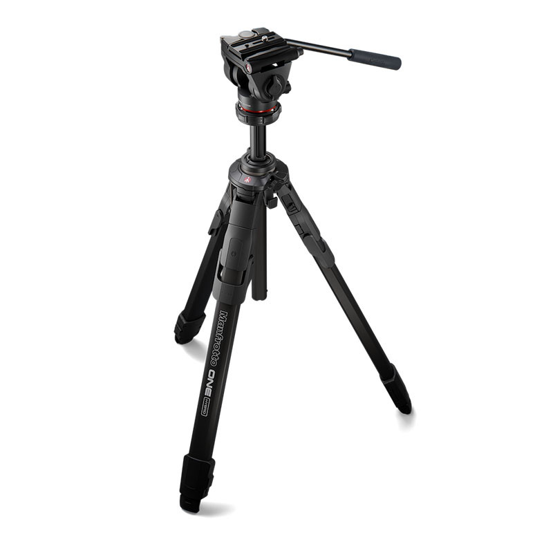 MANFROTTO ONE Trépied Hybride Aluminium + Rotule fluide 500X - MKONEA-500X