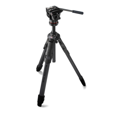 MANFROTTO ONE Trépied Hybride Carbone + Rotule fluide 500X - MKONEC-500X