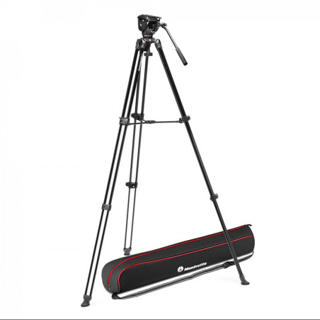 MANFROTTO Trépied Vidéo en aluminium + Rotule fluide 500X - MVK500XAM
