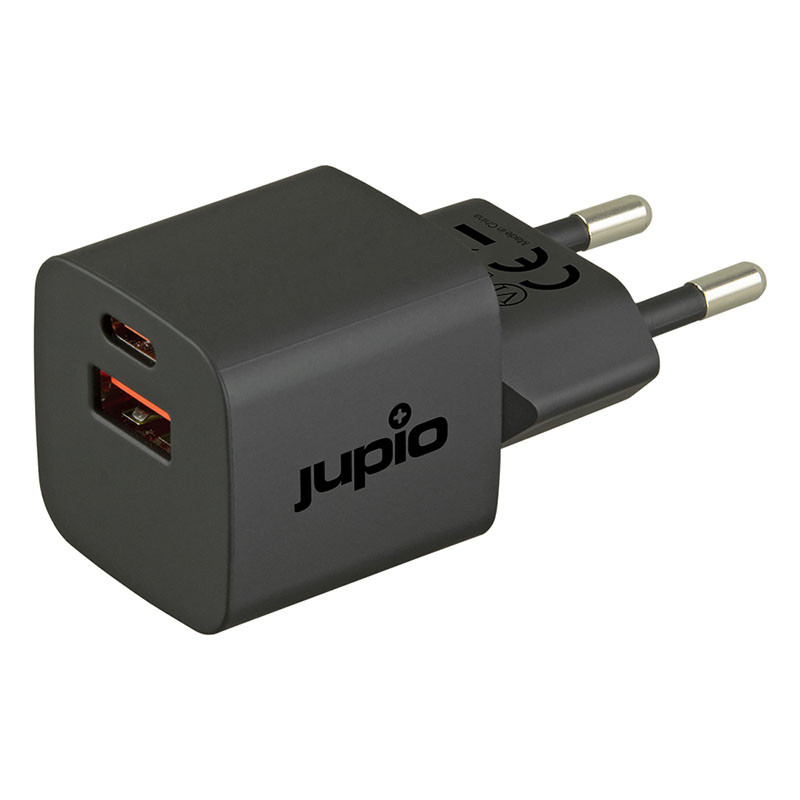 JUPIO Chargeur double USB / USB-C 30 W GAN