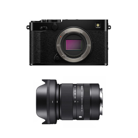 FUJIFILM X-E5 Noir + Sigma 18-50 f/2.8 DC DN Contemporary Garanti 3 ans