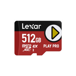 LEXAR Carte microSD Express 7.1 PLAY Pro 512 Go R900/W600