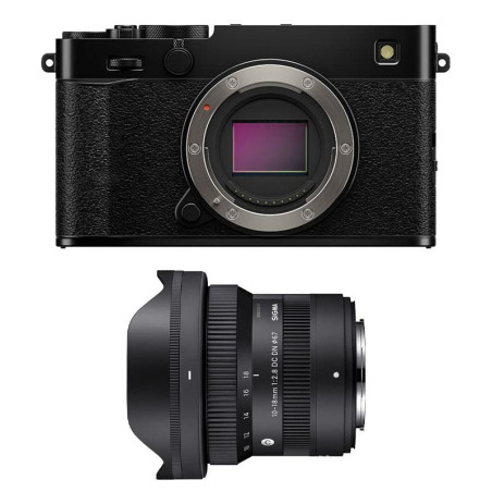 FUJIFILM X-E5 Noir + SIGMA 10-18mm f/2.8 Garanti 3 ans