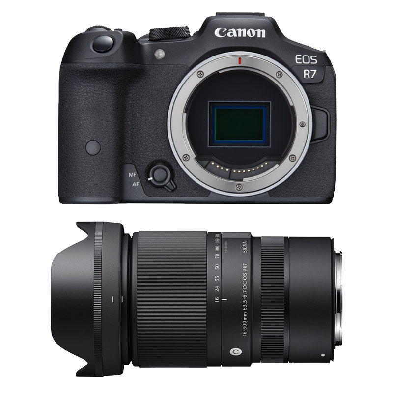 CANON EOS R7 + SIGMA 16-300mm f/3.5-6.7 DC OS Contemporary Garanti 3 ans