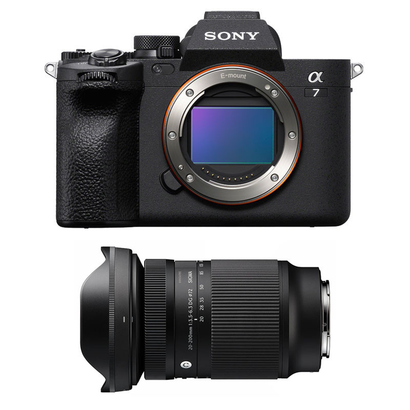 SONY Alpha 7 IV + Objectif SIGMA 20-200mm f/3.5-6.3 Contemporary Garanti 3 ans