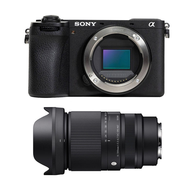 SONY ALPHA 6700 + SIGMA 16 300mm f3.5 6.7 DC OS Contemporary Garanti
