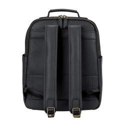 LOULEX Sac à dos en cuir microfibre 2.0 18L Noir